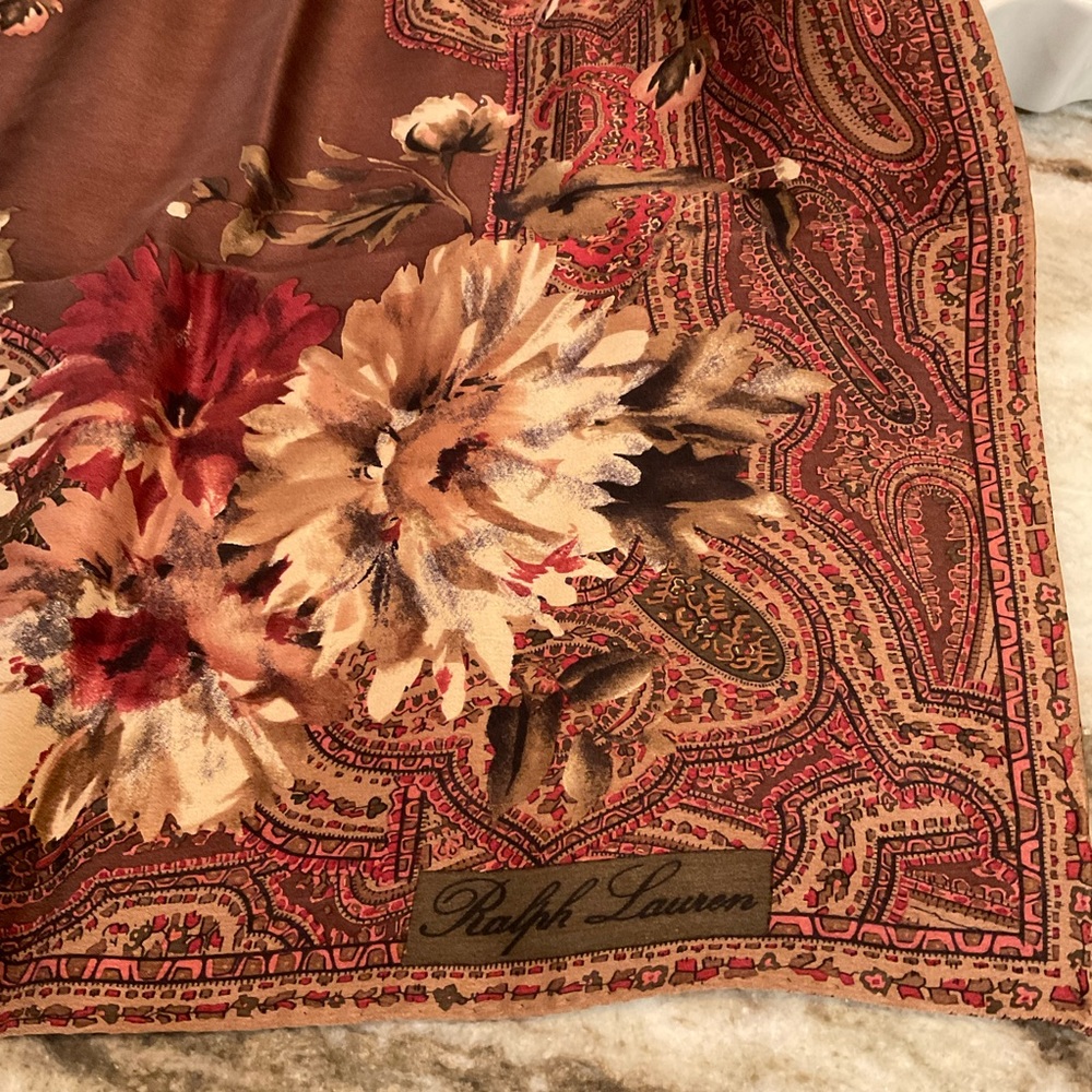 Ralph Lauren Silk Scarf